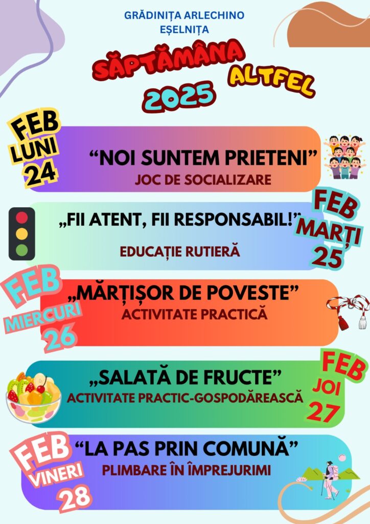 Săptămăna Altfel Grădiniță